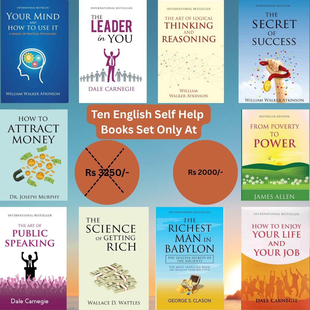 International Best Selling Self Help 10 Books Set
