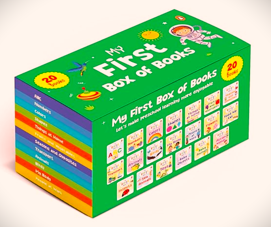 My First Box of 20 Books in English For Kids (Age 0-5 Years )